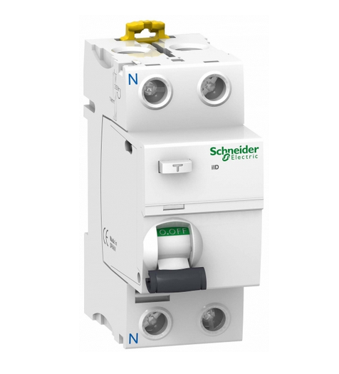 Дифференциальный автомат  2П  63A  300мА-S A-SI . iID Schneider Electric A9R35263
