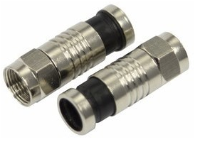 Разъем F-разъем  RG-6  компрессионный  REXANT 05-4036
