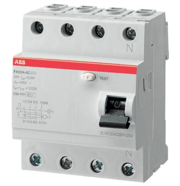 Устройство защитного отключения  4П  63А  300мА  ABB  FH204  тип АС  2CSF204003R3630