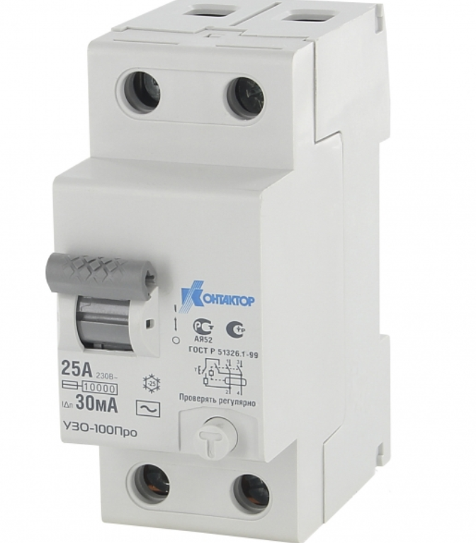 УЗО-100, 2P, 63A, Idn-100mA, тип AC 7000525