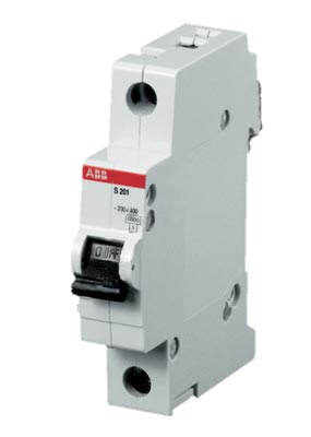 Выключатель автоматический  1П  25А  характеристика C  6кА  ABB  S201 C25 2CDS251001R0254