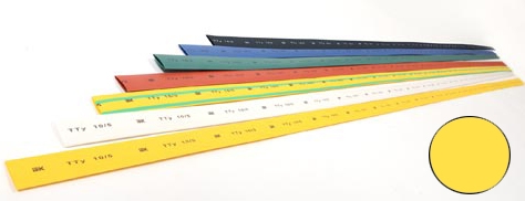 Трубка термоусадочная ТТУ 40/20 желтая 1 м IEK (кратно 25)