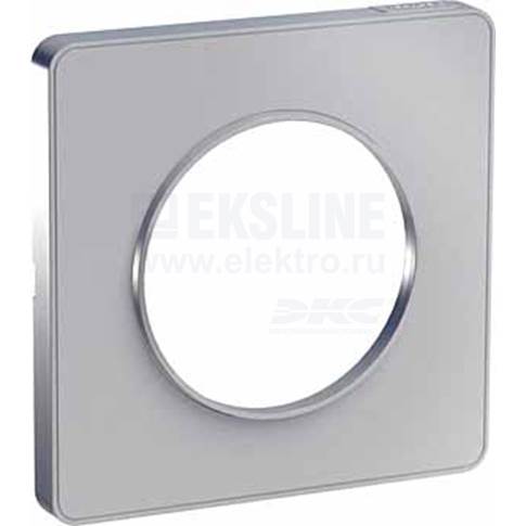 Schneider Electric ODACE Алюминий Рамка 1-местная S53P802