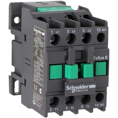 Контактор  Schneider Electric  9А  3П  катушка управления  220В  AC  50Гц  дополнительный контакт 1НО  EasyPact_TVS
