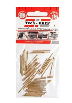 Гвоздь финишный латунированный 1,4х25 (50 шт) - пакет Tech-Krep