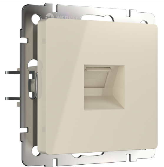 Werkel Слоновая Кость Розетка Механизм телефонная RJ-11 WL03-RJ-11-ivory