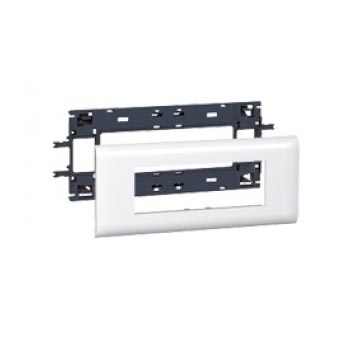 Legrand  Mosaic  Суппорт Рамка 3-пост на крышку 85мм под механизмы MOSAIC (6мод) 10996