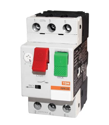 Пускатель ПРК32-18 In=18A Ir=13-18A Ue 660В TDM