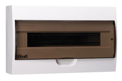 Бокс навесной DEKraft  ЩРН-П-18  31012DEK IP41 18 модулей пластик
