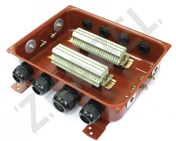 Коробка монтажная КМ 65-40 У2 пластиковый ввод  IP54 ЗЭТА