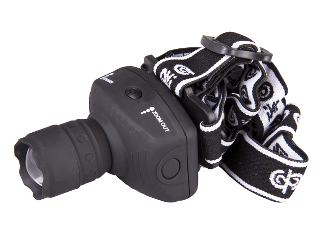 Фонарь ФAZA  H2-L1WZ-3AAA-bk (1W LED, zoom) черный