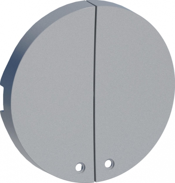 Schneider Electric ODACE Алюминий Выключатель механизм 2-клавишный с окном для LED-подсветки, 10А S53R298