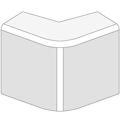 DKC  AEM  Белый  Угол внешний  40x17  00406