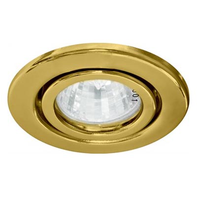 Точечный светильник Feron DL11/DL3202 MR-16 G5.3 золото поворотный