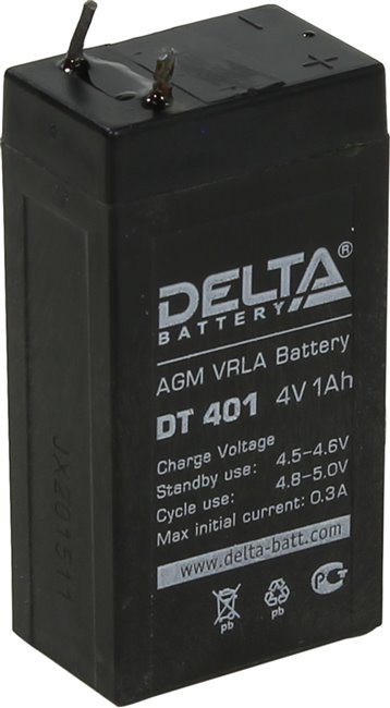 Аккумулятор DELTA DT401 (кратно 1)