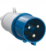 Вилка IEK 023 2Р+PЕ 32А 220В IP44