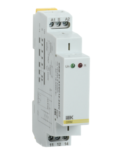 Импульсное реле ORM. 1 конт. 12-240 В AC/DC IEK