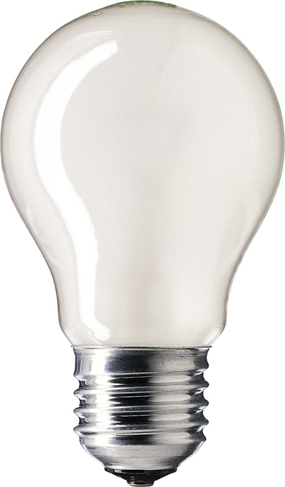 Стандартная лампа накаливания  PHILIPS  А55  75Вт  230В  E27 (кратно 10)
