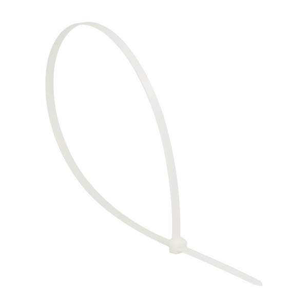 Хомут (стяжка) нейлон  2.5 х 150  бел.  (100шт)  P6.6 стандарт.  Fle x Lock  PRO x ima  EKF plc-fl-ctsw-2.5 x 150