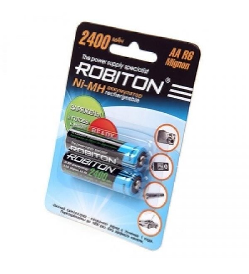 Аккумулятор ROBITON RTU2400MHAA-2 BL2 (кратно 2)