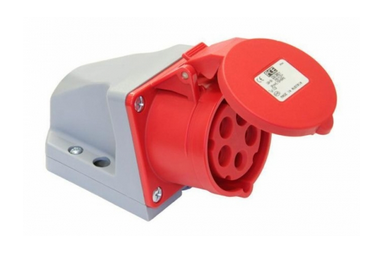 Розетка стационарная 115 3Р+РЕ+N 16А 380В IP44 РС-102 DEKraft 26030DEK 