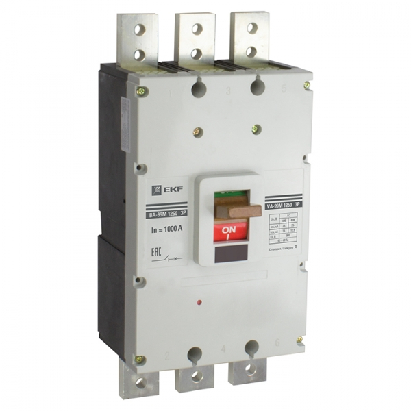 Выключатель Автоматический  3П  1250/1250А  35кА  ВА-99М  EKF Basic