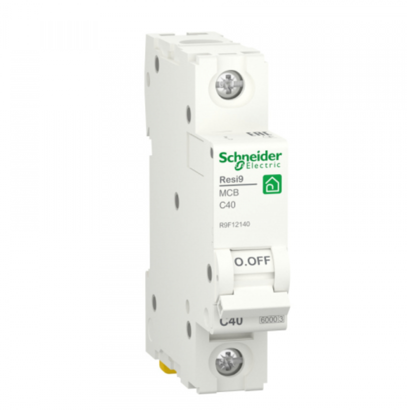 Выключатель автоматический  1П  40А  характеристика C  6кА Schneider Electric Resi9 R9F12140