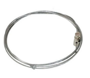 Tросик 1,5 метра (Nordic) (скоба и колпачок в комплекте) SKB-34-1 silver цвет серебро