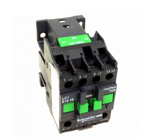 Контактор  Schneider Electric  18А  3П  катушка управления  24В  AC  дополнительный контакт 1НО  EasyPact_TVS