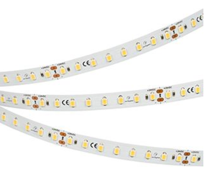 Arlight Лента  IP54  24V  18,4Вт/м 2900К RTW-5000SC 24V Warm SP2900-Meat 10mm (2835, 112 LED/m, SHOP) (кратно 5)