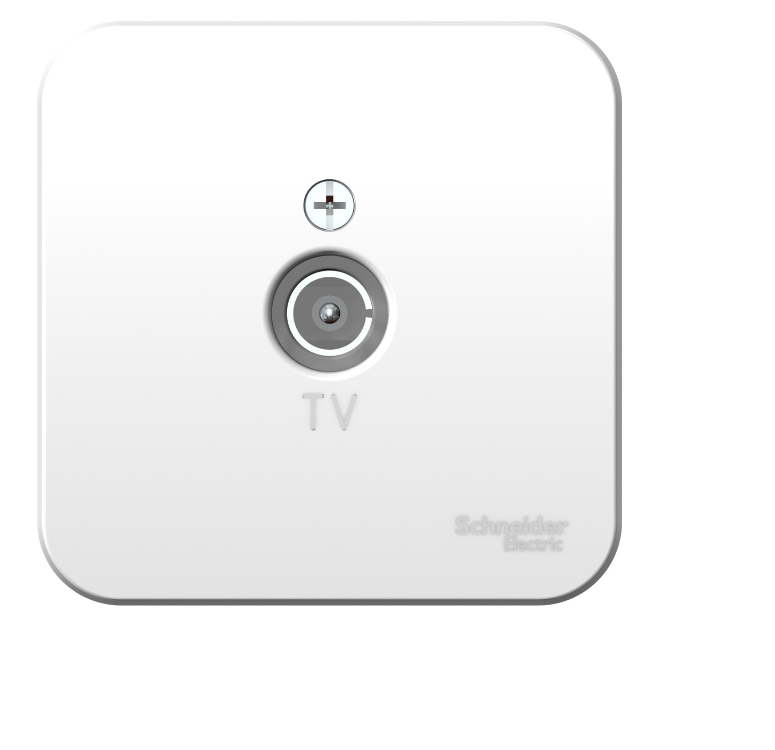 Schneider Electric  BLANCA  Белый  Коннектор ТВ изолирующая пластина IP20, открытая установка BLNTA000011