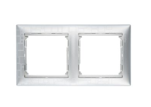 Legrand Valena Алюминий Рамка 2-местная горизонтальная модерн 770342