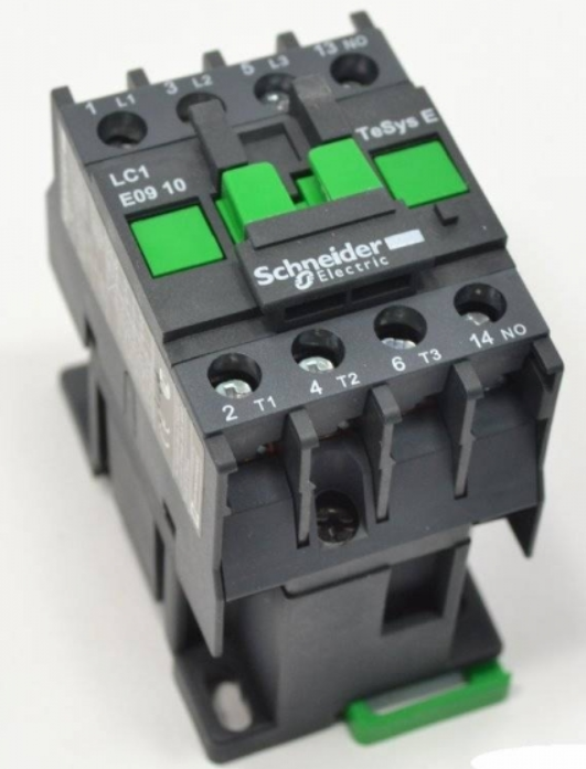 Контактор  Schneider Electric  9А  3П  катушка управления  24В  AC  дополнительный контакт 1НО  EasyPact_TVS