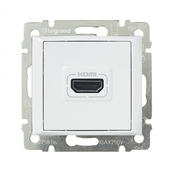 Legrand Valena  Белый Розетка механизм аудиовидео HDMI /770085