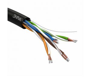 U/UTP 4x2x24AWG Cat5e CCA PE OUTDOOR 305м SIMPLE Кабель витая пара ЭРА