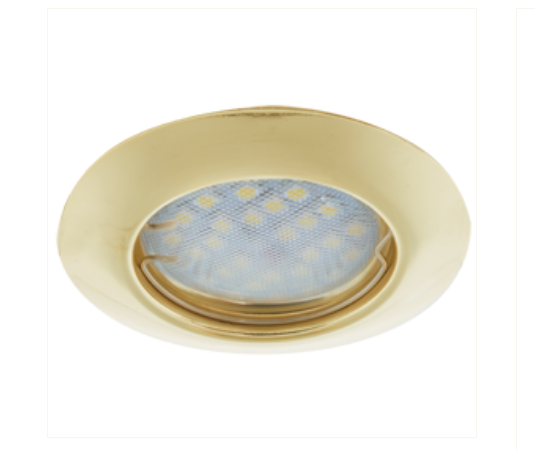 Светильник точечный Ecola Light MR16 DL92 GU5.3 Светильник встр. выпуклый Золото 30x80 /FG1612EFY /