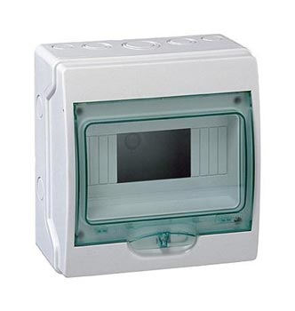 Бокс  щита пылевлагозащищенный Kaedra Schneider Electric Plast_ENCL 13978 8 модулей навесной IP65