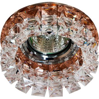 Точечный светильник Feron CD2929 потолочный MR16 G5.3 коричневый-прозрачный