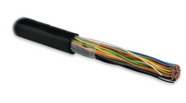 UUTP25-C3-S24-OUT-PE-BK (UTP25-C3-SOLID-OUTDOOR) Кабель витая пара, неэкранированная U/UTP, категория 3, 25 пар (24 AWG), одножильный (solid), внешний, UV PE, -40°C – +50°C, черный Hyperline
