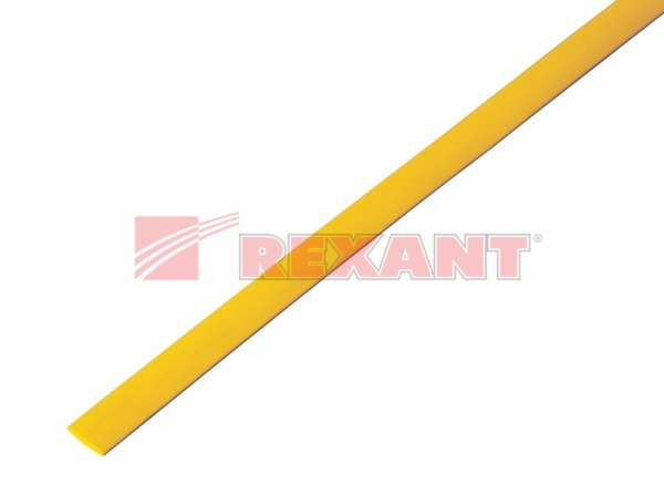 Трубка ТУТнг   6/3 желтая REXANT 20-6002