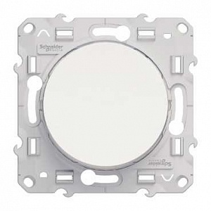 Schneider Electric ODACE Белый Переключатель механизм перекрестный 1-клавишный S52R205