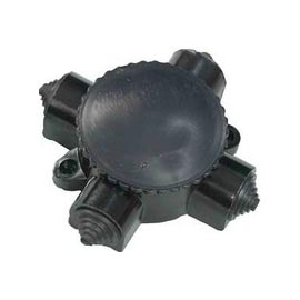 Коробка ОП 4-х рожковая карболитовая У-409 с/ф  (кэм2-660-4) IP65 190404
