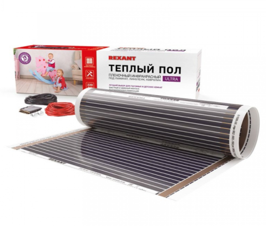 REXANT Пленочный теплый пол RXM 220 -0,5 -1,5 (мощность: 330Вт) 51-0502-4