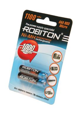 Аккумулятор ROBITON RTU1050MH-2AAA BL2  13117 (кратно 2)