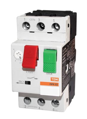 Пускатель ПРК32-10 In=10A Ir=6-10A Ue 660В TDM