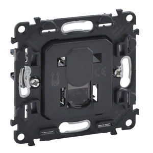Legrand Valena IN'MATIC.Розетка информационная одиночная RJ45 категория 6 STP 753046