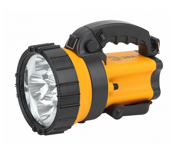 Фонарь светодиодный ЭРА PA-605 прожектор АЛЬФА [6x1Вт LED SMD, литий 3Ач, сигнал.св., ЗУ 220V+12V, карт]