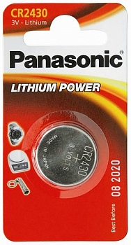 Элемент питания Panasonic Power Cells CR2430 B1 (кратно 1)