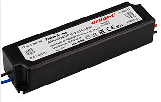 Arlight Блок питания 24V 60Вт IP67 162*42.5*34 ARPV-LV24060 (24V, 2.5A, 60W)