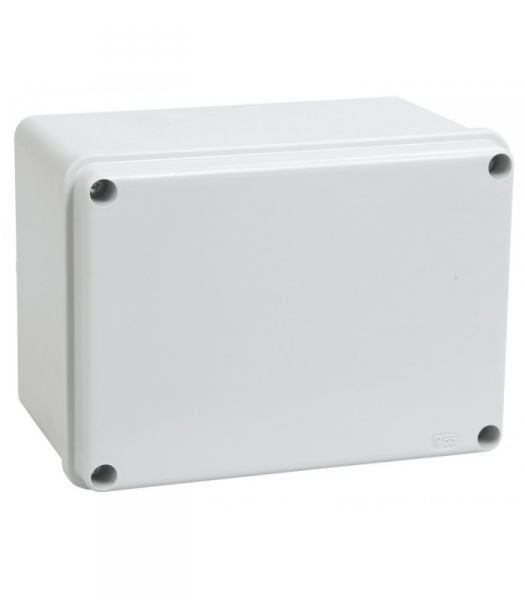 Коробка КМ41261 распаячная для о/п 150х110х85 мм IP44 (RAL7035, гладкие стенки)
